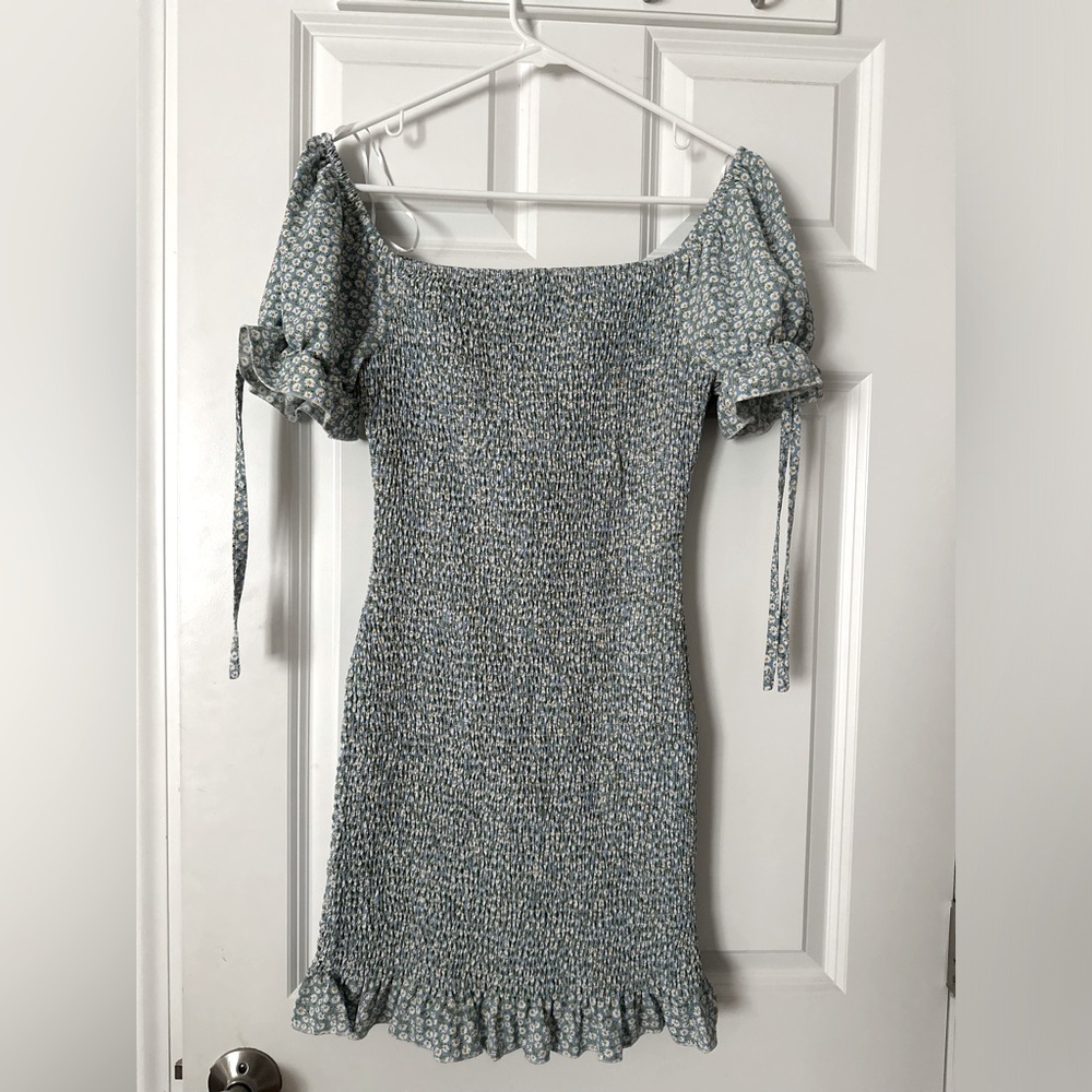 Floral Smocked Mini Dress